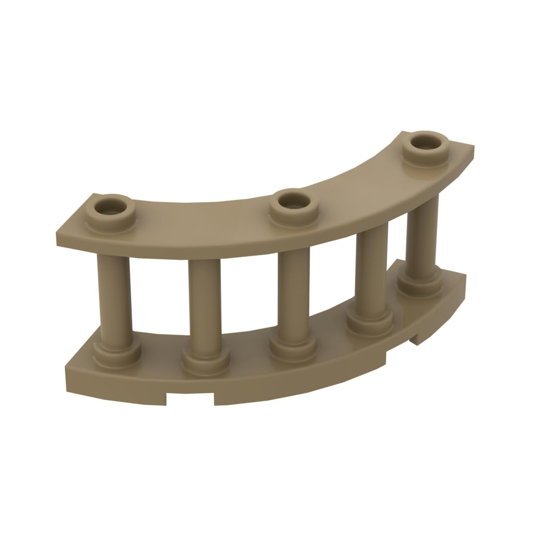 21229 Ornaments Fence Spindled 4x4x2 Quarter Round with 3 Studs, 50 PCS — image 1