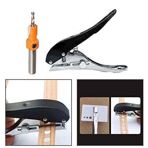 Portable Punching Pliers Handle Punch Countersink Drill Bit Handheld For Labels Badge, 10Mm #TOP1