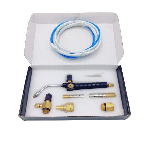 Gulabs Tools Soldering Torch Gun For Gold Jewellery Soldering With 2 Nozzle, Pipe And 4 Pins Can Be Used With 2/5/14 Kg Lpg Cylinder, Corded Electric 4