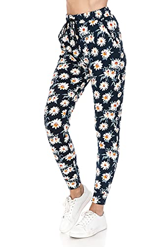 Image of Leggings Depot Premium Jogger Women's Popular Print High Waist Track Pants(S-XL)