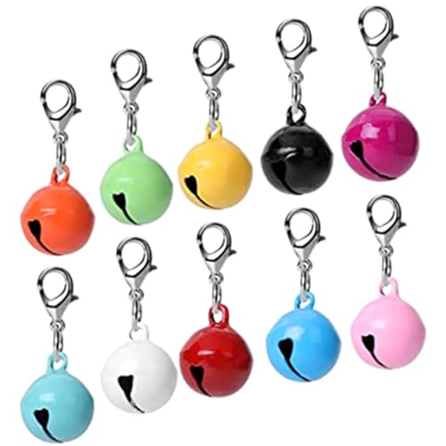 BCOATH 10Pcs Pet Collar Bells for Cats and Dogs Durable and Stylish Pet Accessory for DIY Crafts Creates Festive Atmosphere for and Home Decor