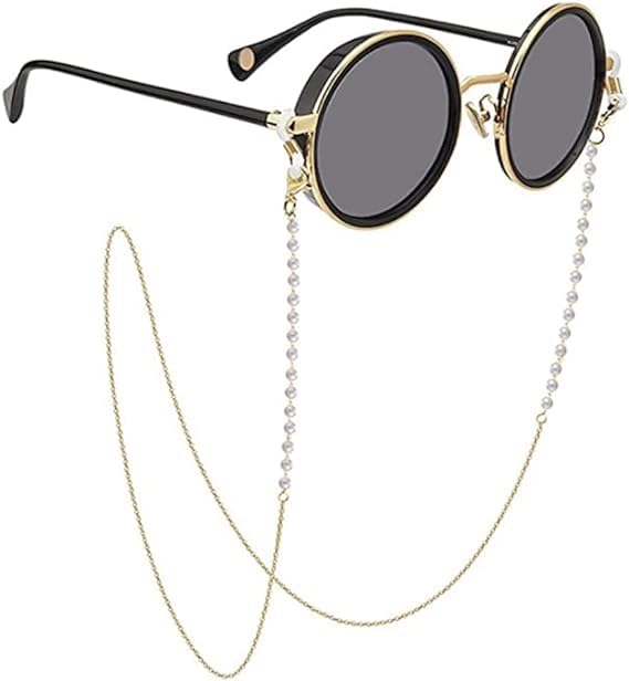 AKMI - Spectacle beaded Lanyard String for Eyewear Frames Specs Reading Glasses Sunglasses Goggles and Eyeglasses (GLASS NOT INCLUDED)…