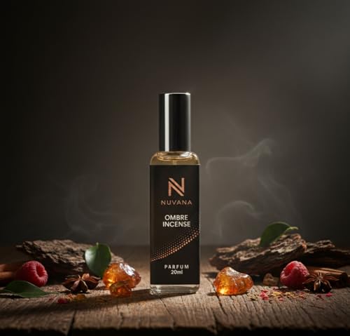 Image of Ombre Incense Parfum 20ml for Men & Women | Dark Woody Amber Oud Fragrance | Smoky Incense Long Lasting Pocket Perfume | Travel Friendly Luxury Scent for Evenings & Special Occasions