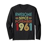Photo Gallery awesome since november 1961 birthday november 1961 vintage maglia a manica Photo Gallery awesome since november 1961 birthday november 1961 vintage maglia a manica