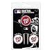 Team Golf MLB Washington Nationals Divot Tool with 3 Golf Ball Markers Pack, Markers are Removable Magnetic Double-Sided Enamel