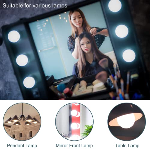 G25 Led Vanity Light Bulb For Bathroom 4000K Daylight,Cotanic Globe Light Bulbs,E26 Standard Base,5W,60 Watt Incandescent Equivalent,500Lm,Non-Dimmable,8 Pack #TOP5