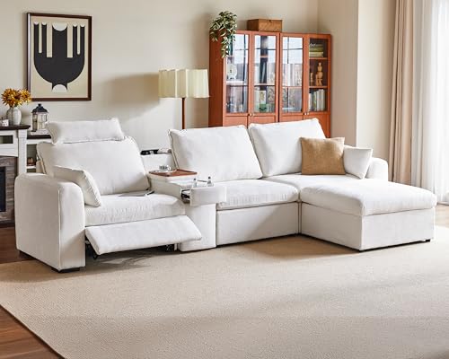 Bedeep Recliner Sofa with Storage Ottoman