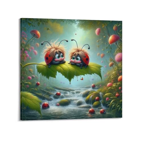 Poster moderne sur toile avec cadre pour habiller un mur vide facilement