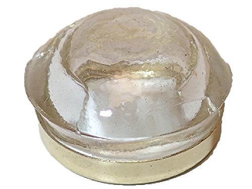 Cir-Kit Concepts Dollhouse Miniature Replacement Heavyweight Clear Glass Ceiling Shade #TOP16