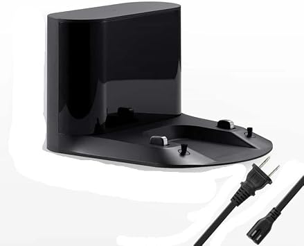 Vacuum Docking Station. Compatible for Roborock, S7 Charger Dock Vacuum Cleaner Part, Compatible for Roborock, S7 S70 S75 S8 Charging Dock Accessories CE Version Base Color Black 2