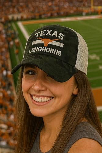 Gorra trucker ajustable camuflado Texas University miniatura 3