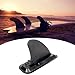 Aymzbd Surfing Fin Surfboard Fin Portable Replacement Surfboard Tail Rudder with Base for Water Sports Stand up Paddle Board