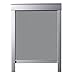 ITZALA Einfaches Verdunkelungsrollo kompatibel mit VELUX Dachfenstern, M06, 306, Grau