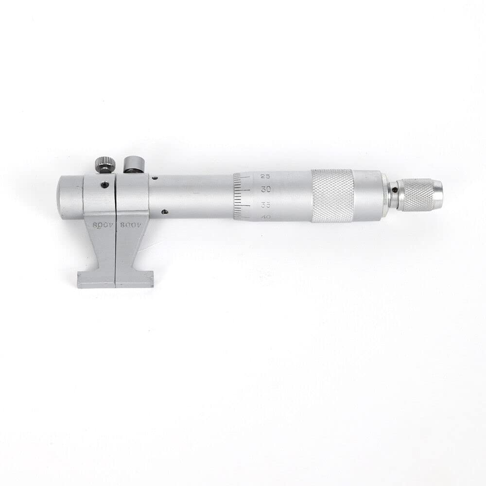 Micrometro digitale a 2 punti, misuratore interno, 25-50 mm, rotazione 180°, micrometro, misurazione 0,01 mm, precisione