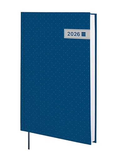 Imagen de Finocam Agenda 2026 1 Día Página Enero Diciembre  Agenda Anual 2026 con cinta punto Tapa Dura Porto Azul Español
