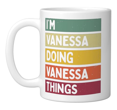 Taza personalizada de cerámica blanca 11 oz miniatura 1