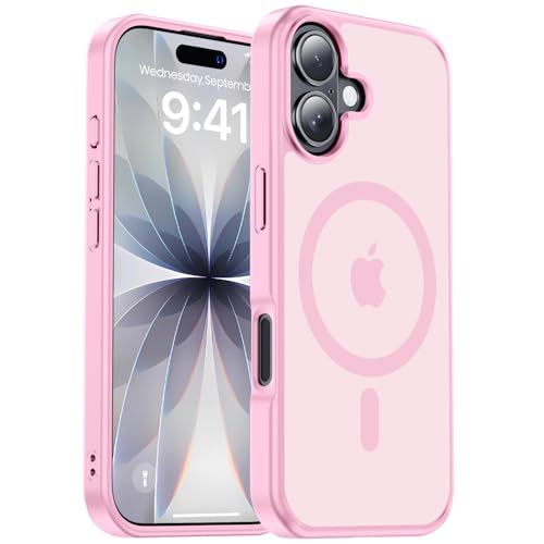 Yzoiko Strong Magnetic for iPhone 17 case，Slim Thin，Light Pink