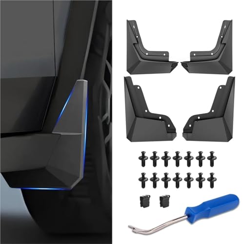 Guardabarros para Tesla Cybertruck de diseño especial que evitan salpicaduras 3