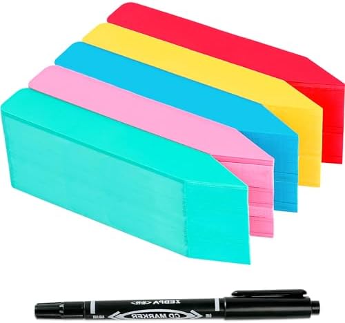 Plant Labels 500Pcs 4 Inch Plastic Plant Name Tags for Seedlings ...