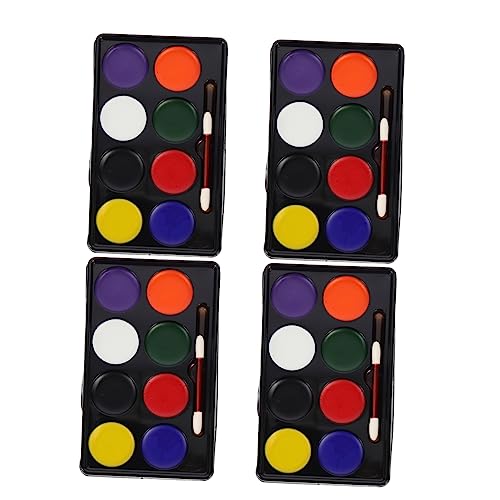 HOODANCOS 1�Z�b�g �t�F�C�X�y�C���e�B���O ���ϊ痿 �n���E�B���R�X�v���痿 �����t�F�C�X�y�C���g �t�F�C�X���C�N�A�b�v�y�C���g ���n���Ղ�F�f �{�f�B�[�y�C���g Colorful 4��