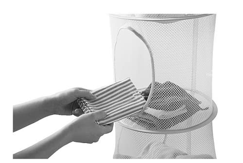 2 Pcs 4 Tier Foldable Hanging Mesh Storage Basket With 2 Hooks,43.5 X12” Space Saving Toy Organizer 4 Compartments Organizer For Corner Organizer Storage Net,Bathroom Balcony Wardrobe,Travel,Gray #TOP5