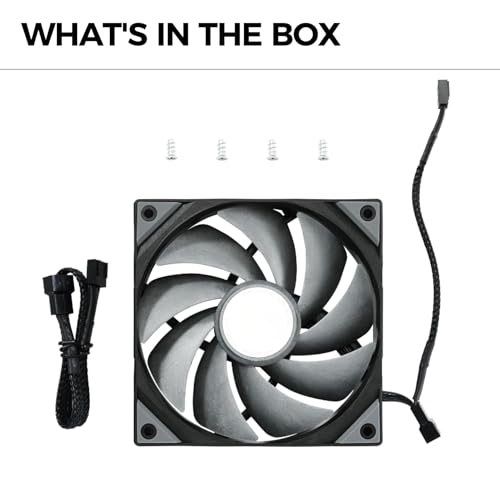 Image of TRYX ROTA PRO 120 120mm Case Fan 4-Pin PWM LCP Material FDB Case Fan 2250RPM with 81.32CFM Airflow High-Performance Quiet PC Fan