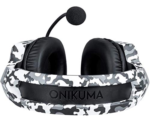 Fone Ouvido Gamer Headset Led Onikuma K8 Rgb Jogos Xbox Ps4 Branco