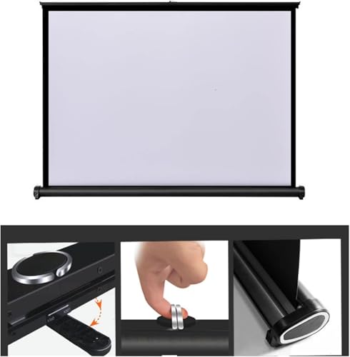 Pantalla de Proyección Manual de Escritorio 20 pulgadas 4:3 miniatura 4