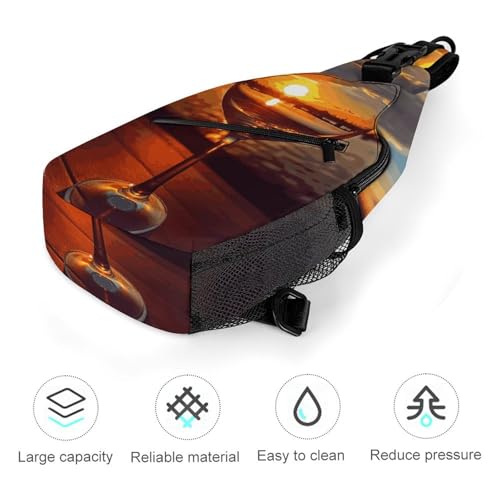 Bolso cruzado casual para senderismo y viaje miniatura 5