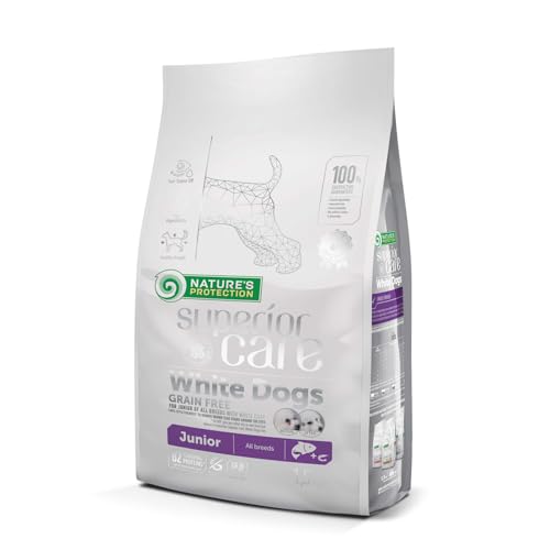 Nature's P 4771317456717 Natures PROTE White Dog Puppy getreidefreier Lachs 1,5 kg, Kunststoff, blau