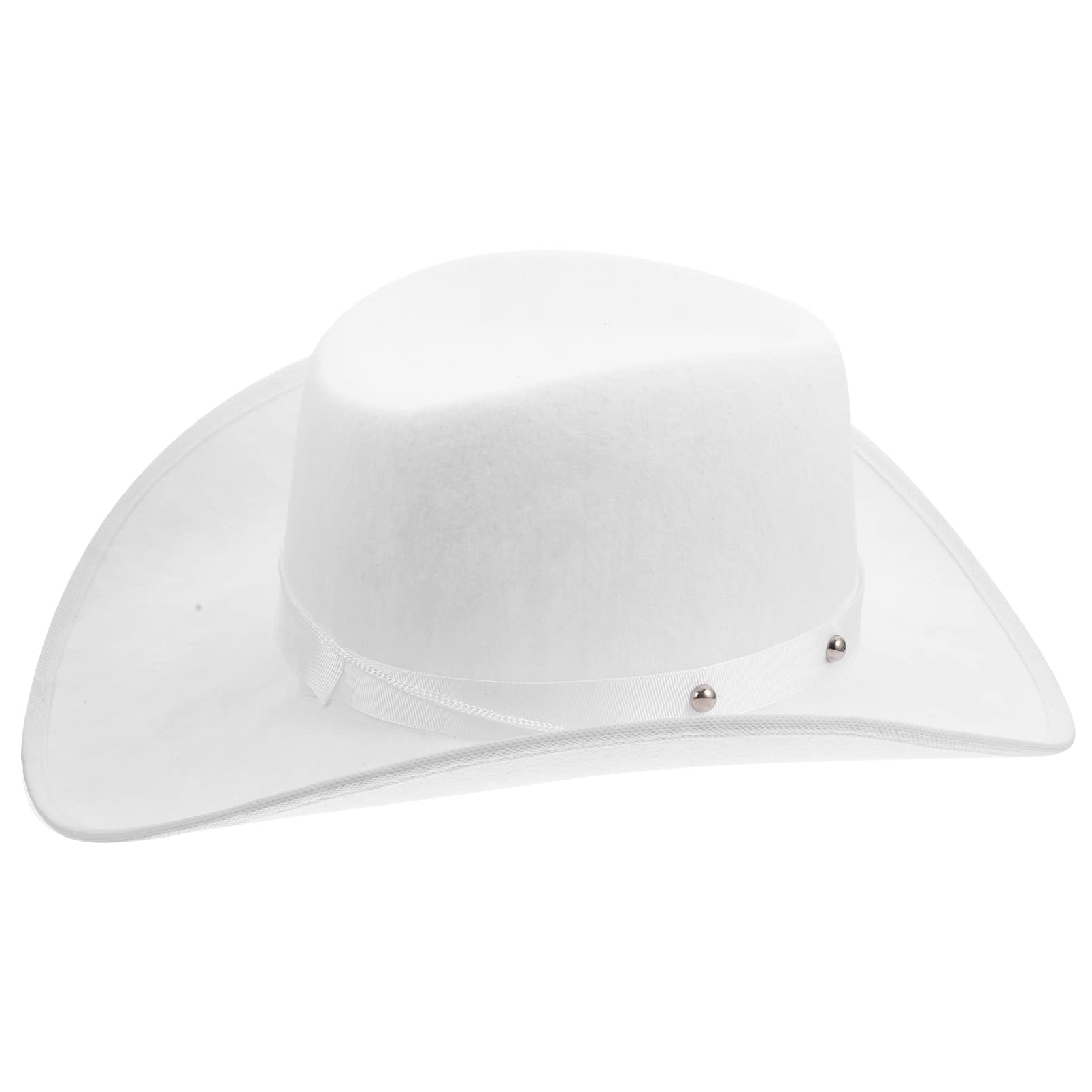 TOYANDONA 2piezas Sombrero Decorativo para Adultos y Sombrero De ala Ancha Accesorio De Disfraz Western Ligero y Portátil para Fiestas y Eventos Al Aire