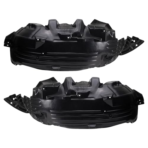 Image of TRQ Front Inner Fender Liner Set Compatible with 2008-2010 INFINITI QX56 2004-2010 Nissan TITAN IN1248125 IN1249125 NI1250126 NI1251126