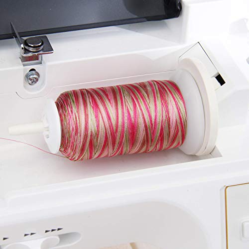 Threadart Variegated Polyester Embroidery Thread - 40Wt - 1000M - 25 Colors Available - No. 2 - Patriotic #TOP4