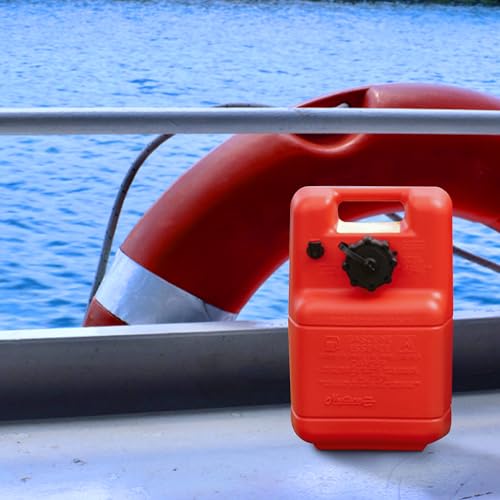 image for Scepter 3 Gallon Portable Marine Gas Can, Boat Fuel Tank, 2-Way Vented