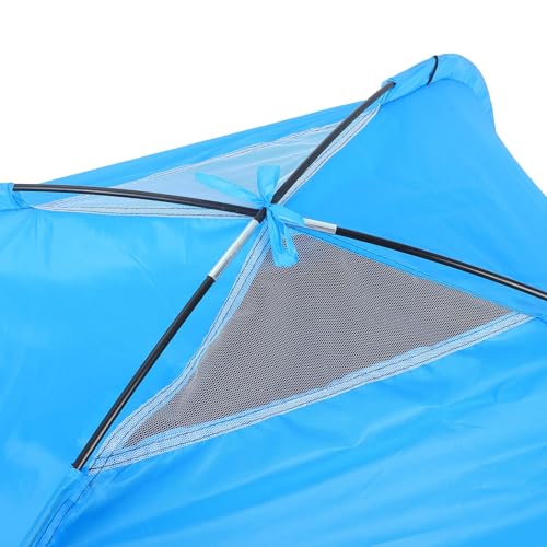 Carpa camping ligera para una persona color azul miniatura 3