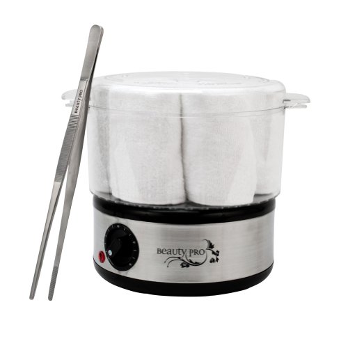 Beauty Pro Salon Spa 6 Facial Towel Steamer Warmer Tong Kit Barber Hygienic Hot