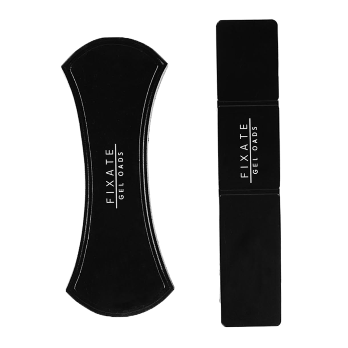 2pcs Universal Fixate Gel Pad Antislip Car Holder Antislip Phone Stand Black, 5.31 X 1.96 X 0.11 Inch