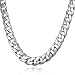 Trendsmax 11mm Mens Boys Curb Cuban Link Chain Silver Tone Stainless Steel Necklace 22inch