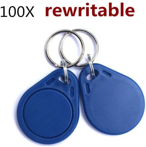 100pcs T5577 125KHz Rewritable Key Tags Empty Card can programtable!