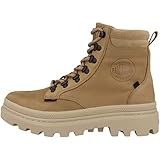 Palladium Women's High tip Sneaker, Ochre Tan, 9.5
