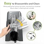 Cold Press Masticating Juicer Machine - 2-Speed & Reverse Function for Vegetables, Fruits, Celery | Quiet Motor, BPA-Free, Easy to Clean with Brush | Slow Juicer for Nutrient-Rich Juices - Image 5