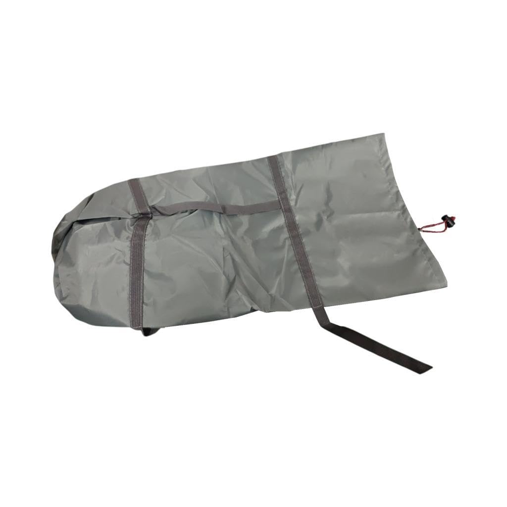 Compression Stuff Sack Clothes Storage Compact Space Saving Organizer Sleeping Bag Compression Sack for Trekking Hiking, Gray