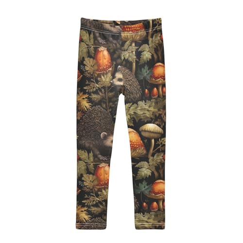 Kids High Waist Cute Hedgehog Leggings for Toddler Girls 4T 202b3349