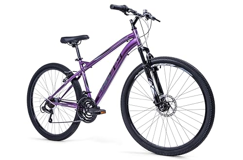 Huffy Mountainbike Bicicleta de montaña Extent de 27,5 Pulgadas, Morado, Medium