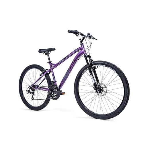 Huffy Mountainbike Bicicleta de montaña Extent de 27,5 Pulgadas, Morado, Medium
