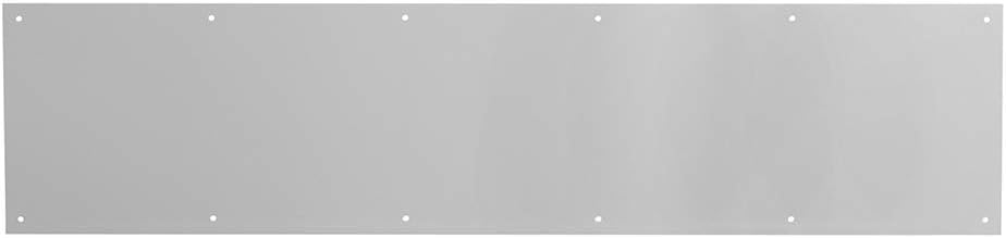 Prime-Line MP4616J Door Kick plate, 8 In. x 34 In., Satin Aluminum (Single Pack)