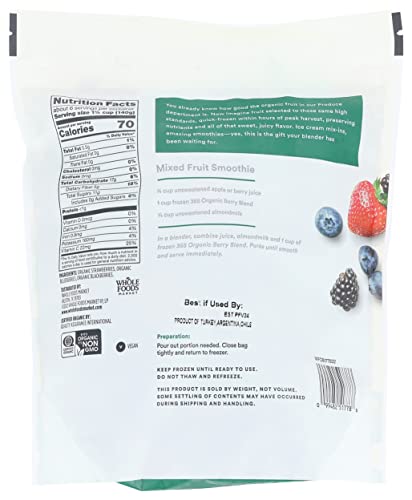 365 By Whole Foods Market, Frozen, Blend Berry Organic, 32 Ounce #TOP1