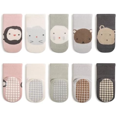 Luchild Toddler Non-Slip Cartoon Socks Cover