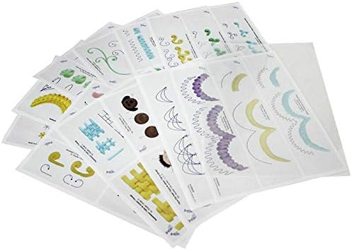 23 Sheet Cake Decorating Practice Board Icing Drawing Paper Sugarcraft Mould (As A4 paper) - Image 6