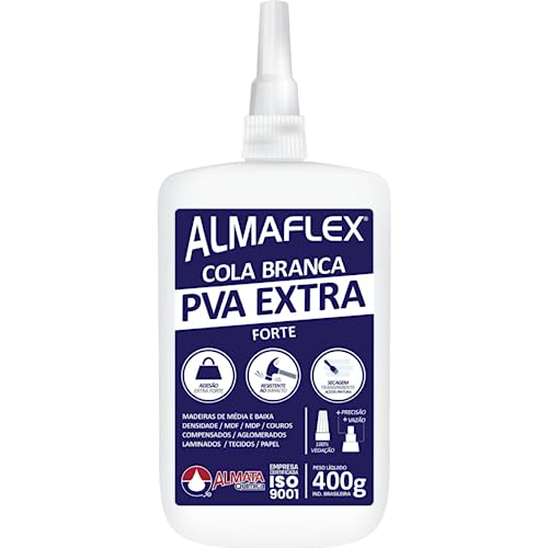 COLA BRANCA ALMAFLEX PVA EXTRA FORTE 768 400G